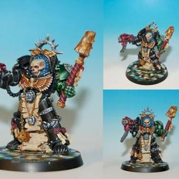 Dark Angels Terminator Chaplain by labluesman
