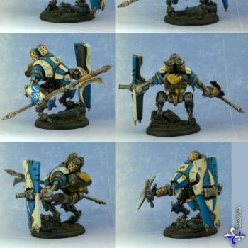 Mercenary Warjack Vanguard - repost by Akhad