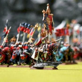 Bretonnian Standard Bearer #2 by Giovyzia