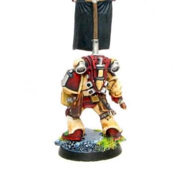 Red Skull Space Marine Captain by yeoldemodelshoppe