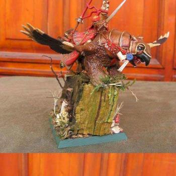 Bretonian Lord on Hippogriff by szeli