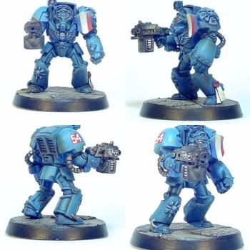 GW Freebie Terminator in French Colours by coolyjelly