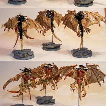 Winged Tyranid Warriors by Zoolika