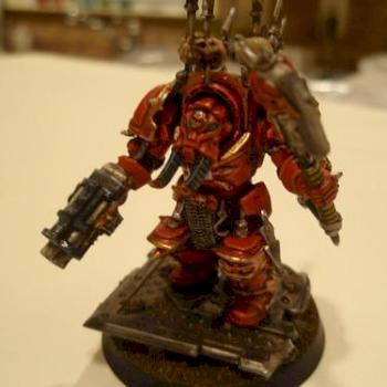 Red Chaos Terminator - 1 by deadlyseneschal