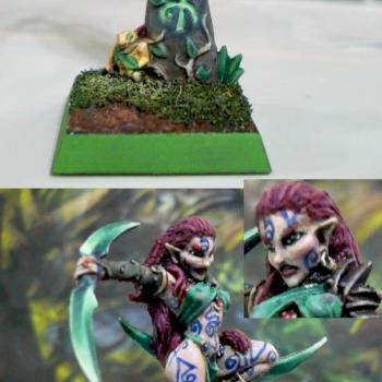 Wood Elves Wardancer Convered from Daemonette by DavBan