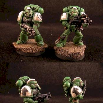 Test marines for army painting by Sonny