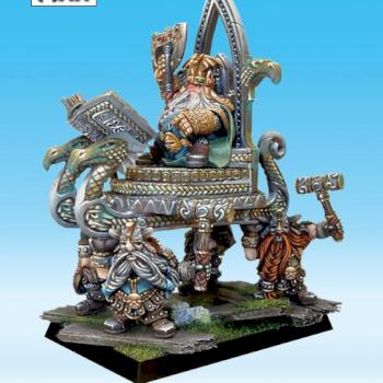 High King Thorgrim Grudgebearer on Throne of Power by Arkaal