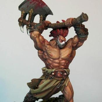 Barbare Vorage sculpte par JA Gillois.... by bragon