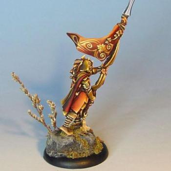 Warhammer Wood Elf Standard bearer by Wappellious