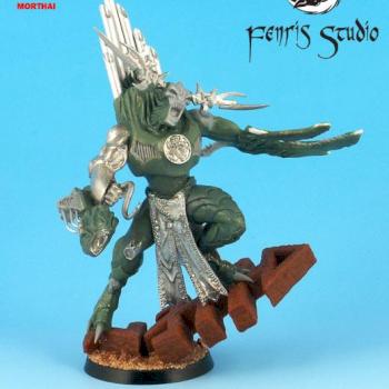 Daemon prince of Slaanesh conversion by Fenris Studio