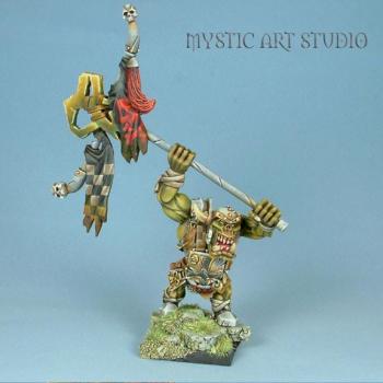 Orc Army Battle Standard Bearer by Benesz