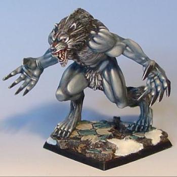 Ilyad Games Werewolf on sculpted base by Wappellious