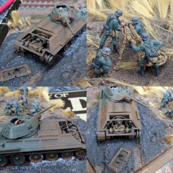 1/72 Destroyed T34 by danl