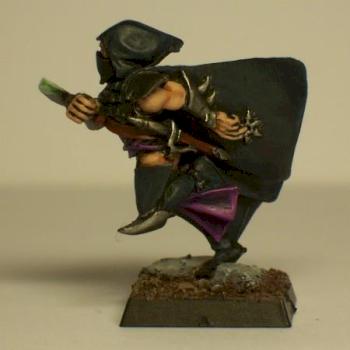 Dark elf assasin side view by spankyiswin