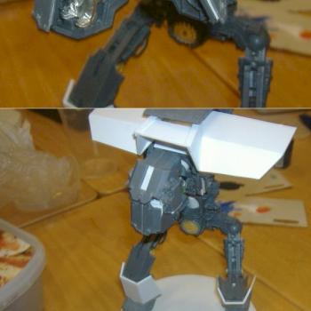 Adeptus Mechanicus Knight Titan WIP by the damned artificer