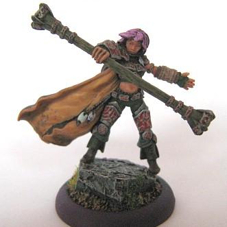 Kaya the Wildborne - Circle of Orboros (Hordes) by Csonti