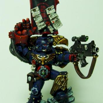 Crimson Fists Veteran by cyphercodicer1983