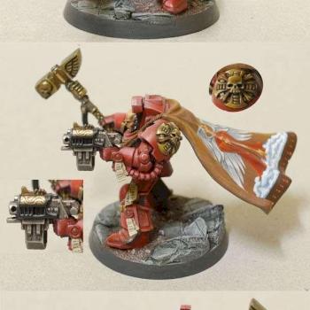 Blood Angel Master of Chapter in Terminator Armor by farseer oliver
