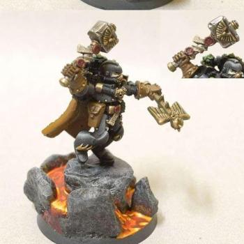Salamander Chaplain Xavier by farseer oliver