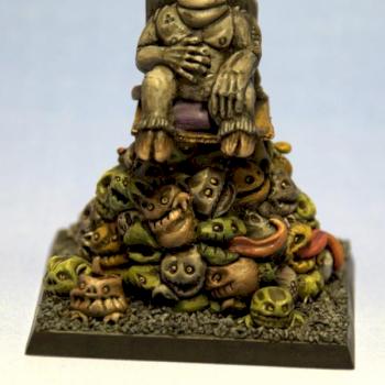 nurgle herald on palanquin by widgren