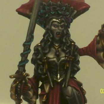 Close up of Lady vampire by Drago Hroth