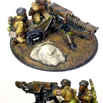 Imperia Guard Steel Legion Lascannon team 1 by josez
