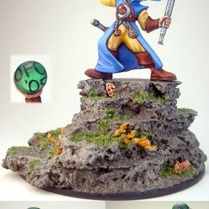 Wizard w/ crystal ball by Jubilee