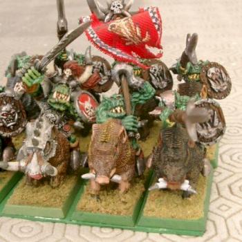 Orc Boar Riders by Elgoindy