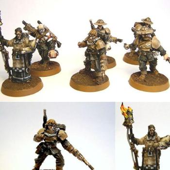 Phylacian Imperial guard platoon command by Caledor