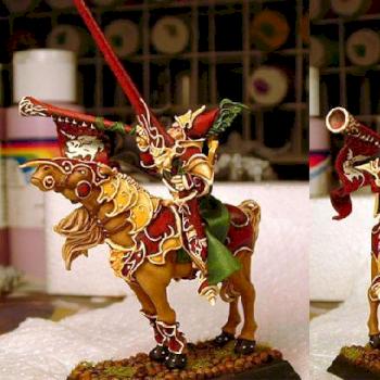 Alahan Mounted Musician by HowwwwL