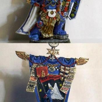 Ultramarine Standard Bearer Titus by Dorian Gray