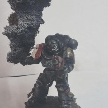 Black Templar with Smoke Grenade by Cymruhaler