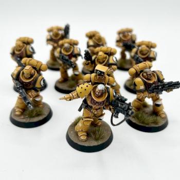 Primaris Intercessors Imperial fists space marines WARHAMMER 40k by juanlurockerman