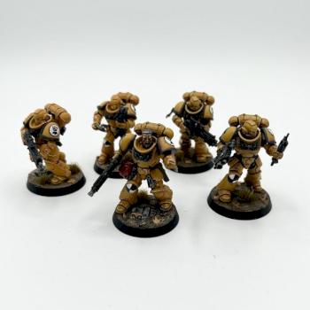 5X Primaris Intercessors Imperial fists space marines WARHAMMER 40k by juanlurockerman
