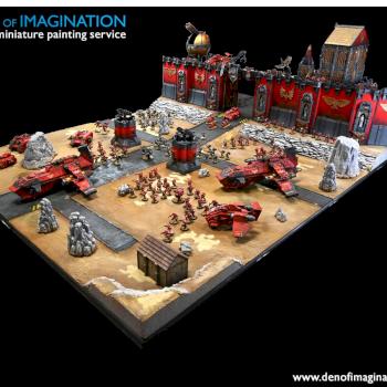 Blood Angels Fortress-Monastery!!! by DEN of IMAGINATION