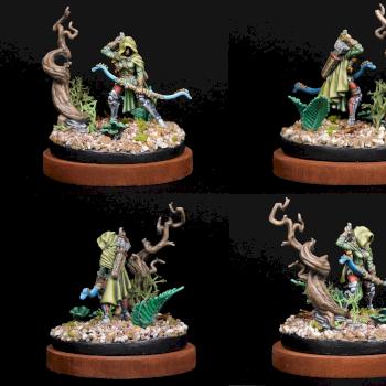 Callie, Female Rogue w Bow by sagremor1976