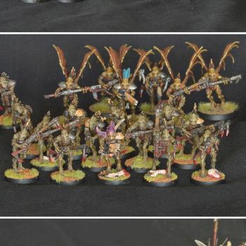 Kroot Proghnak complete army by Shi Vral