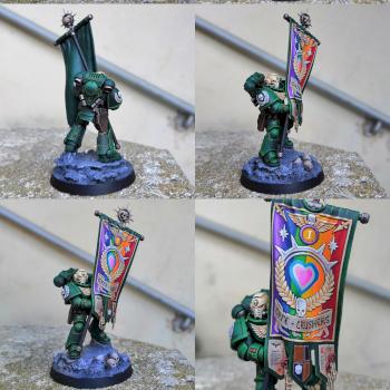 LGBT+ Progress pride color scheme Space-Marine Ancient by CerberusXt