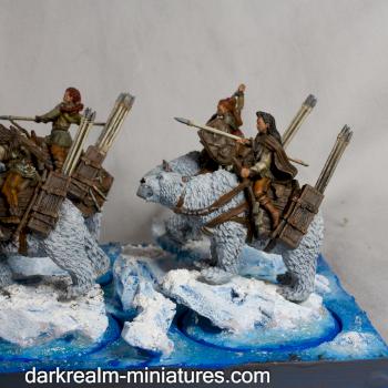 Frozen Shore Bear Riders by darkrealm-miniatures