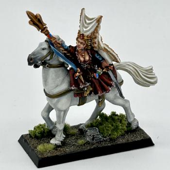DAMSEL MOUNTED BRETONIA BRETONNIAN METAL WARHAMMER by juanlurockerman