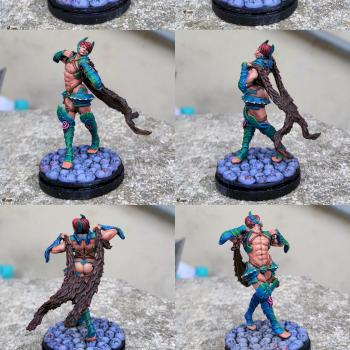 Kingdom Death Dung Beetle Dancer Male Pinup version by CerberusXt