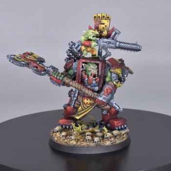 Evil Sunz Ork Warboss by Monstrous Pigments