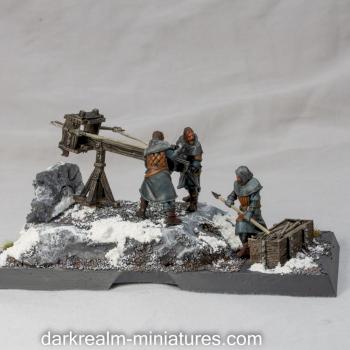 A Song of Ice and Fire Night's Watch Builder Scorpion Crew by darkrealm-miniatures