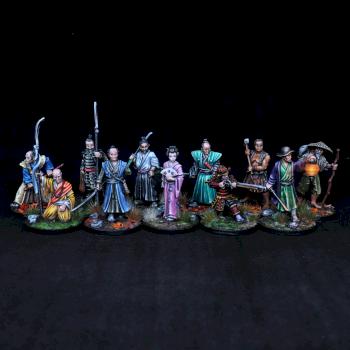 11 Samurai by FrozenFireArts