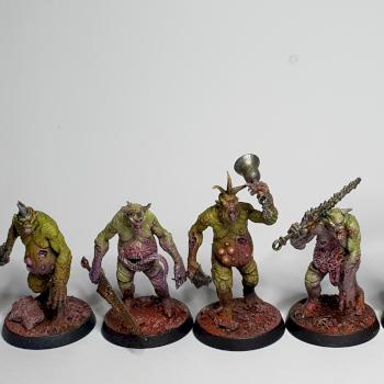 Plague bearer squad custom models by Miniman79