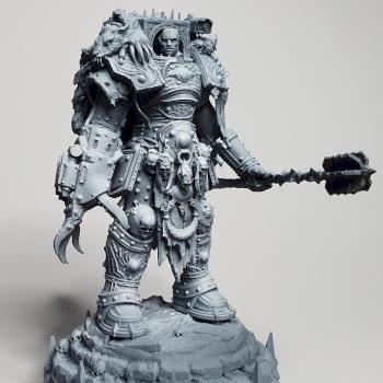 Warmaster Horus chaos primarch WIP by Miniman79