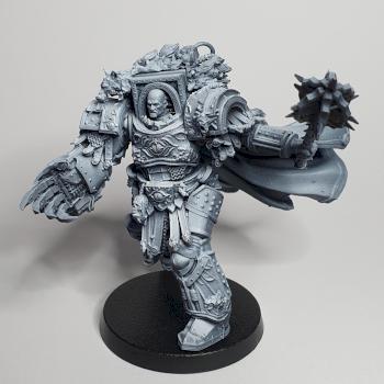 Warmaster Horus chaos primarch WIP by Miniman79