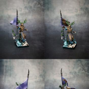 Sylvan Elves Battle Standard Bearer by Terecius