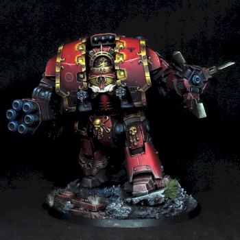 Blood Angels Leviathan Dreadnought by FrozenFireArts
