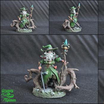 The Green Wizard by GrumpyKaiman